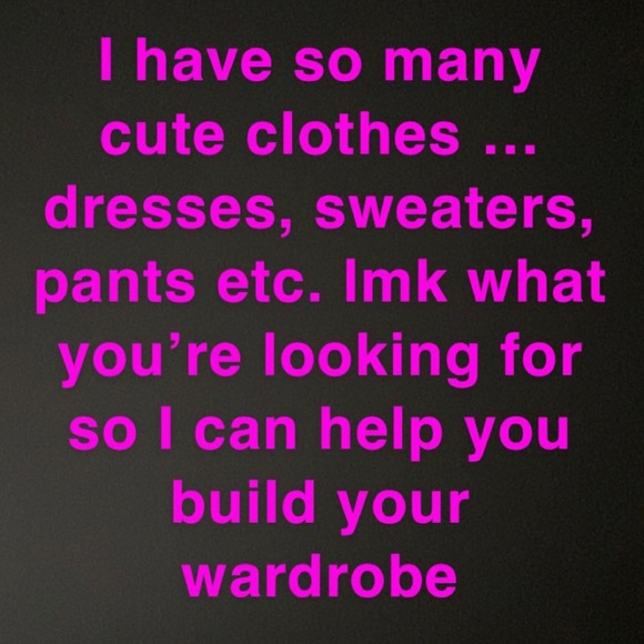 a lot of different items, dresses , tops, pants ! - Picture 1 of 2